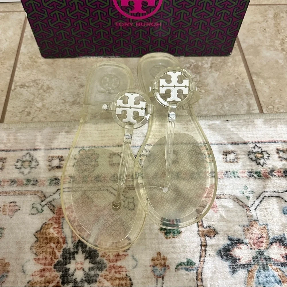 New Tory Burch MINI MILLER JELLY SANDAL size 7